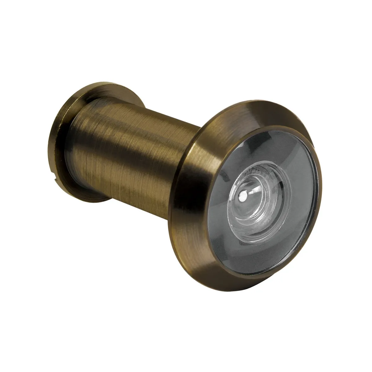 HERMEX - Ojo mágico Mirilla de seguridad Visor para puerta Bronce quemado HERMEX