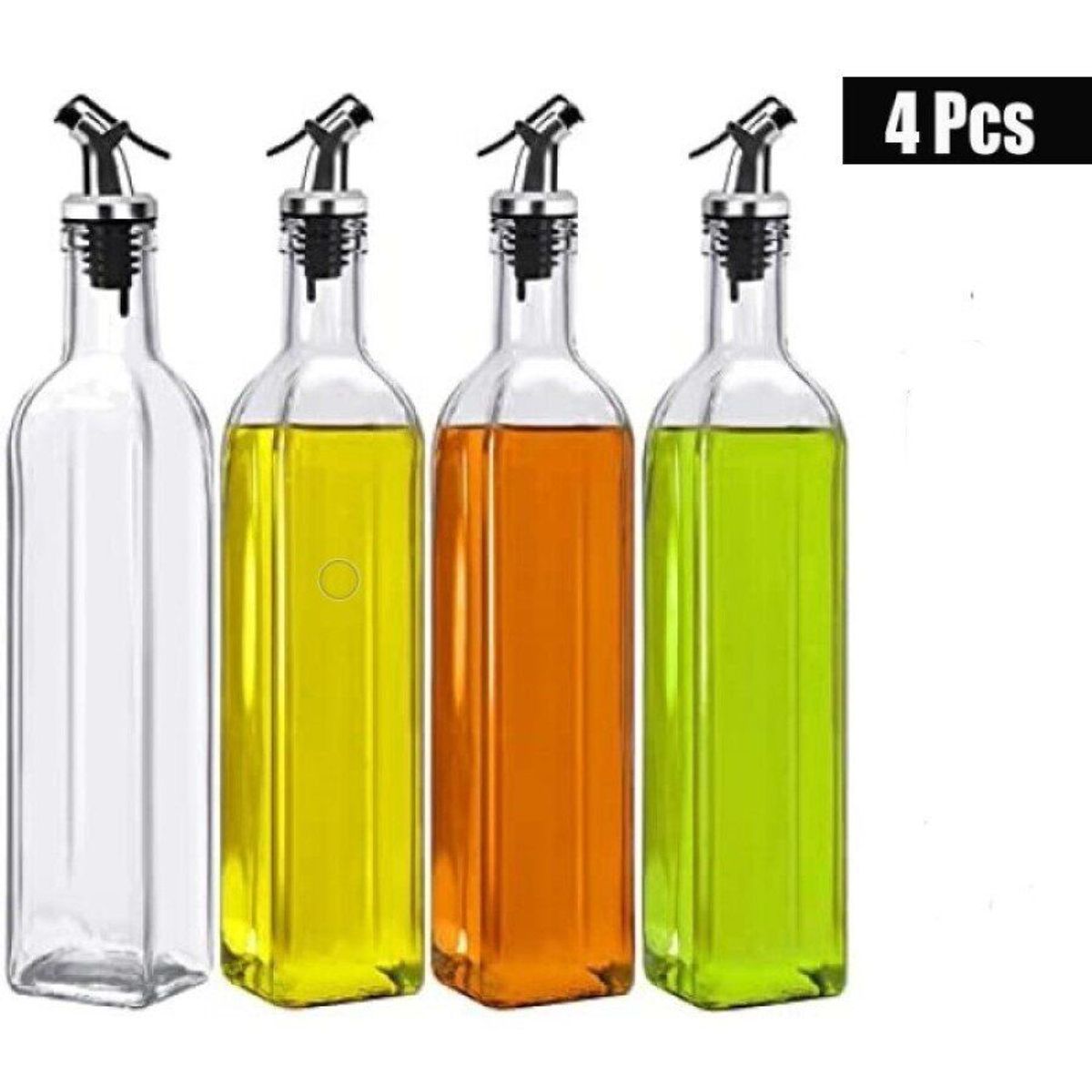 INSPIRA MARKET - Dispensador de aceite y especias de cocina aleatorio Set x4