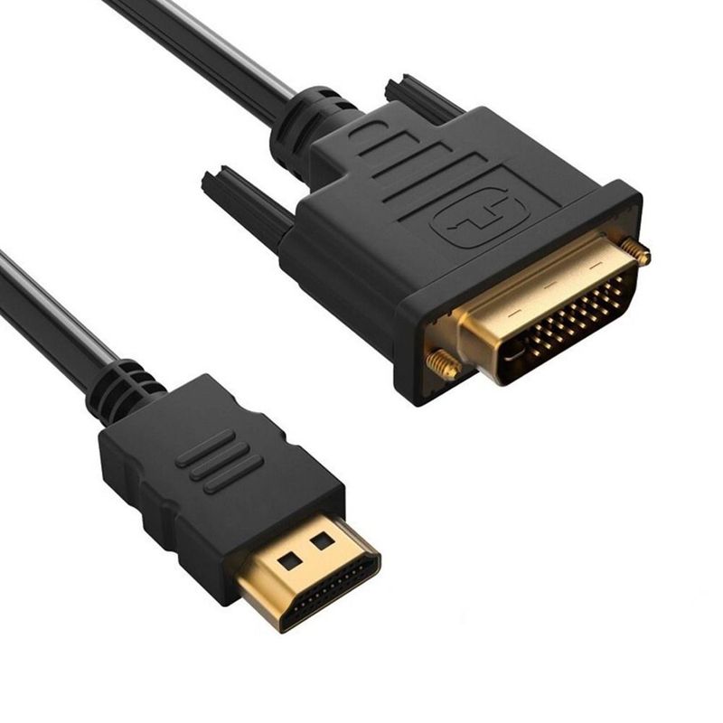 TRAUTECH - Cable Dvi 24+1 a Hdmi PVC 3 Metros TRAUTECH 24+1 Pines BIDIRECCIONAL