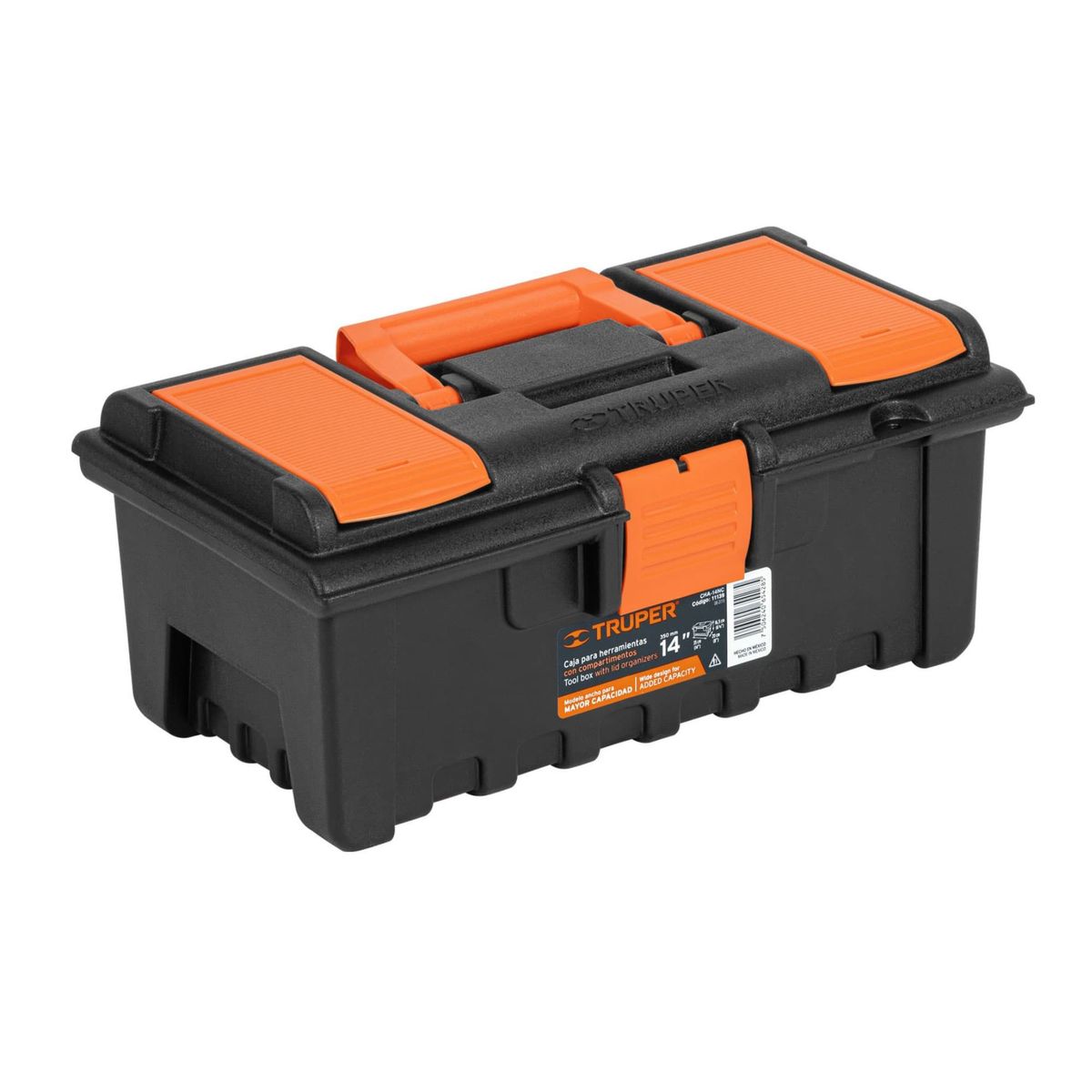 TRUPER - Caja para herramienta de 14 con compartimentos TRUPER