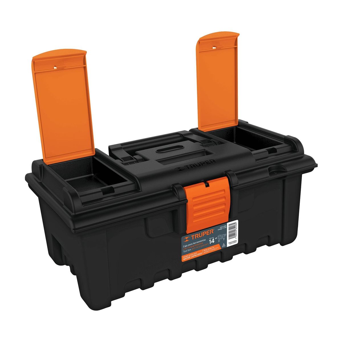 TRUPER - Caja para herramienta de 14 con compartimentos TRUPER