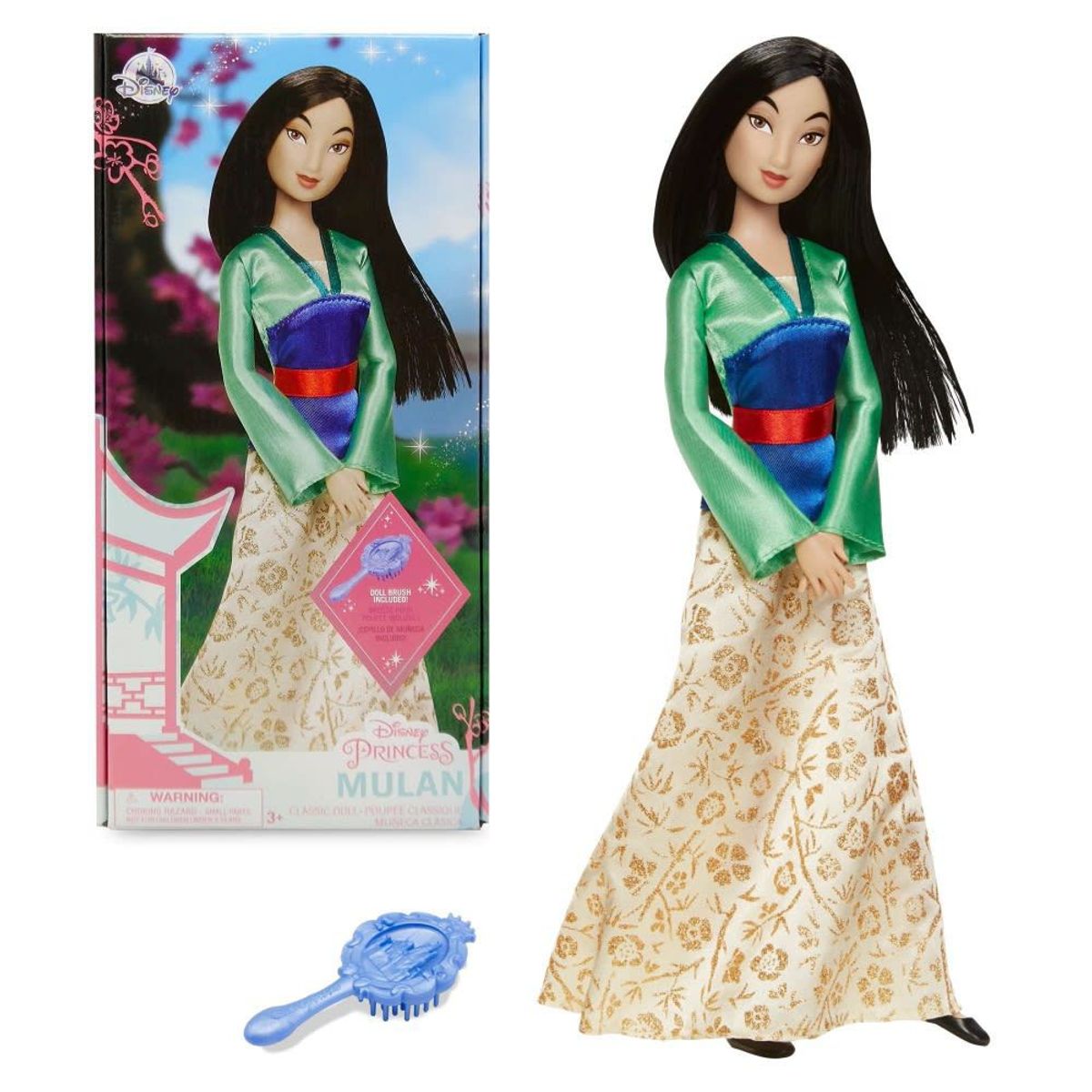 DISNEY - Muñeca Disney Store Princesa Clásica Mulan