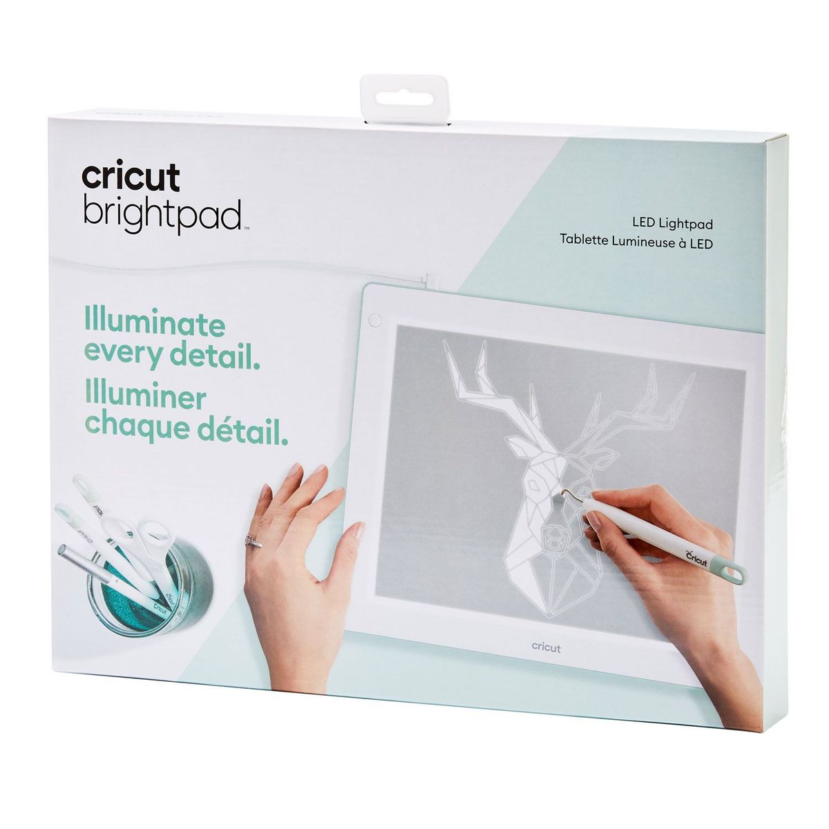 CRICUT - Cricut Brightpad Menta - Panel De Luz Para Manualidades