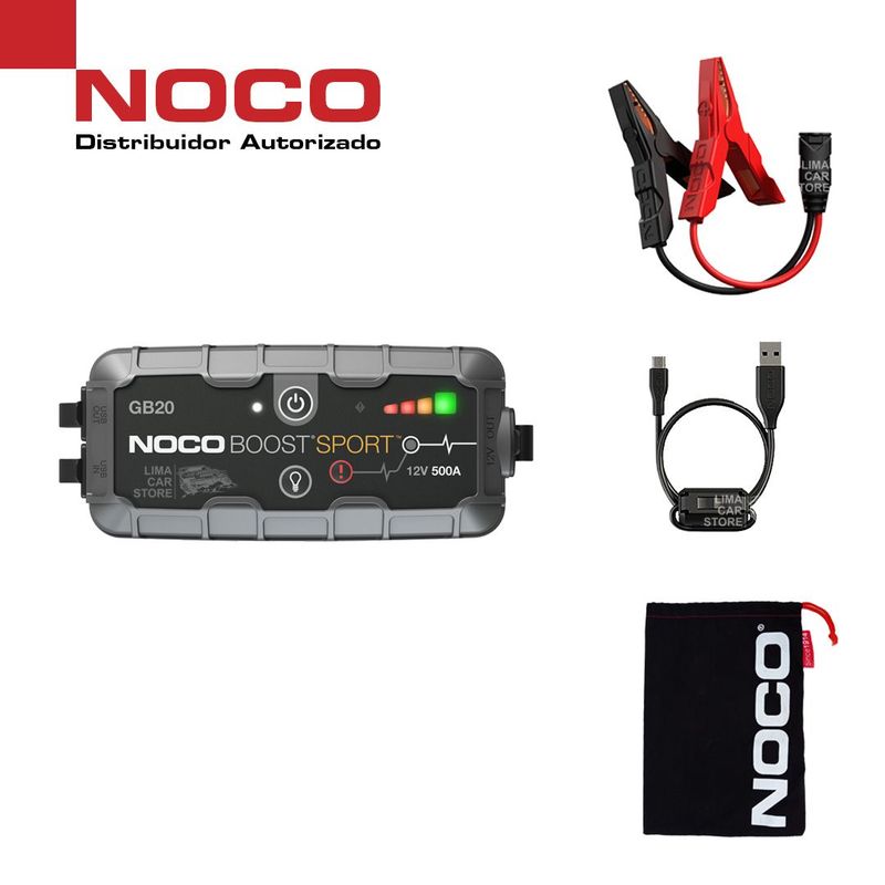 NOCO - NOCO GB20 Arrancador Portátil de Batería Auto Booster Jumper