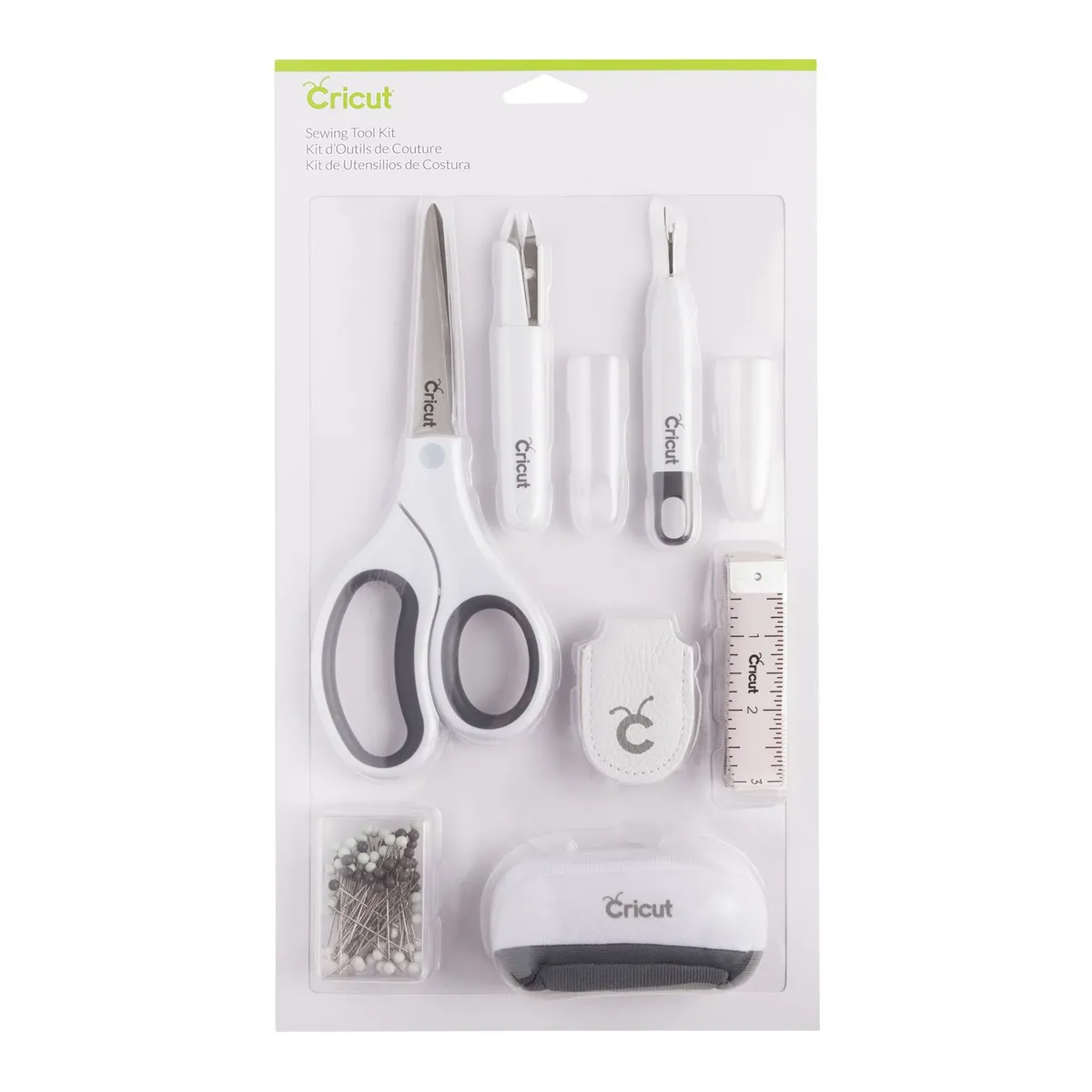 CRICUT - Kit De Costura Cricut Con Regla Y Dedal - 7 piezas