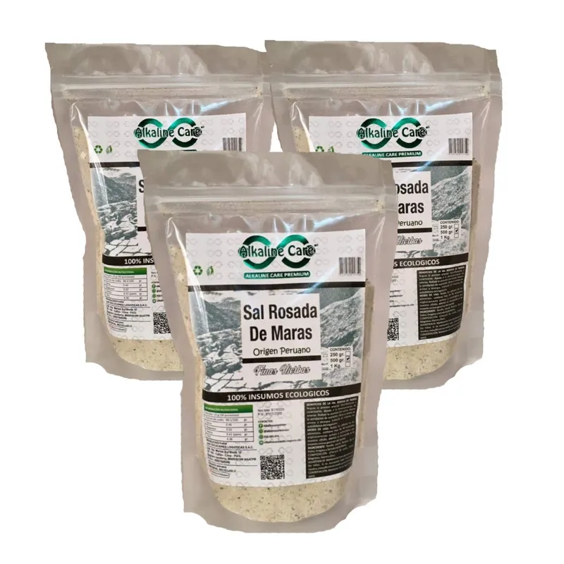 ALKALINE CARE - Sal Rosada De Maras 3Kg Finas Hierbas