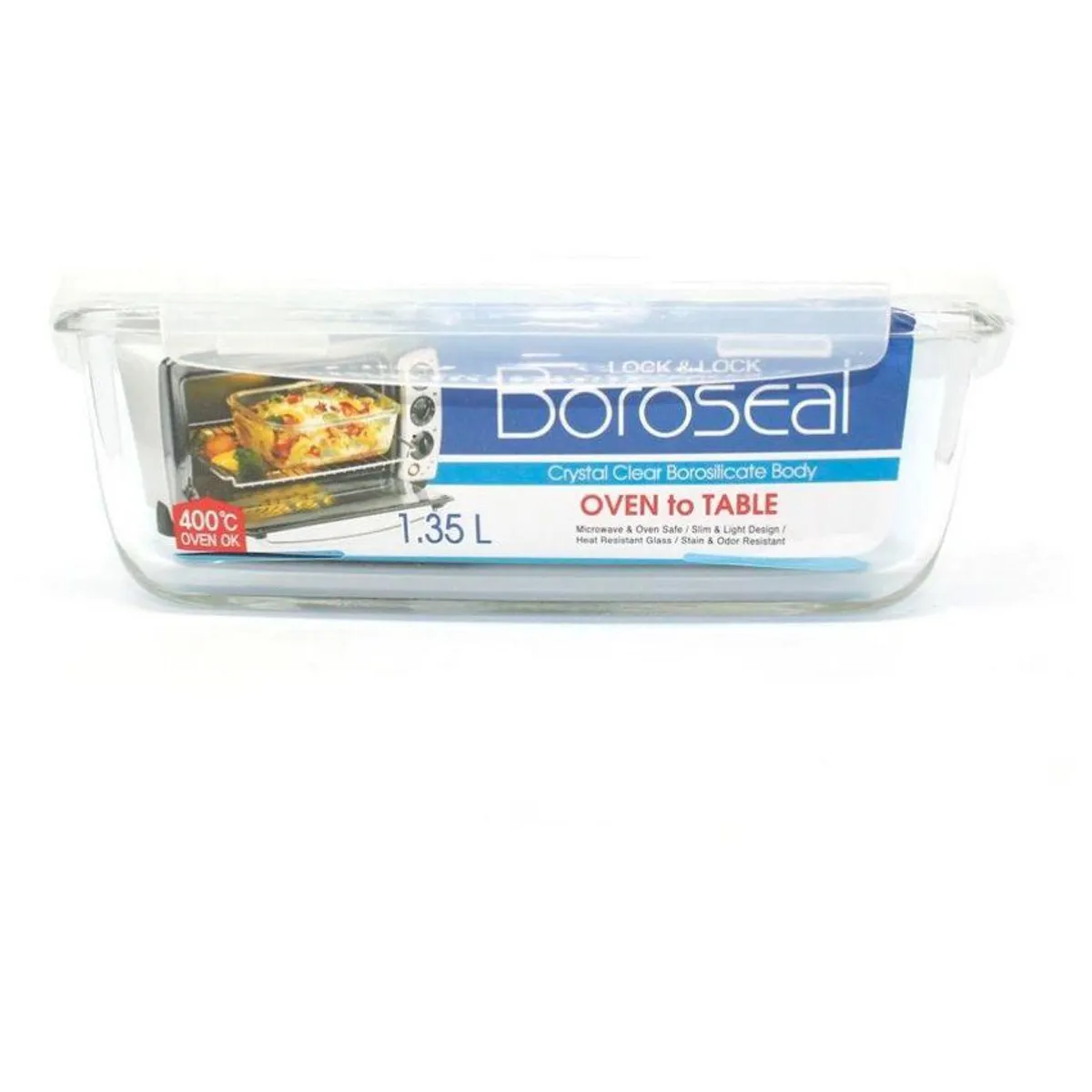 LOCK AND LOCK - Refractario l&l  boroseal recto 1.35lt llg448