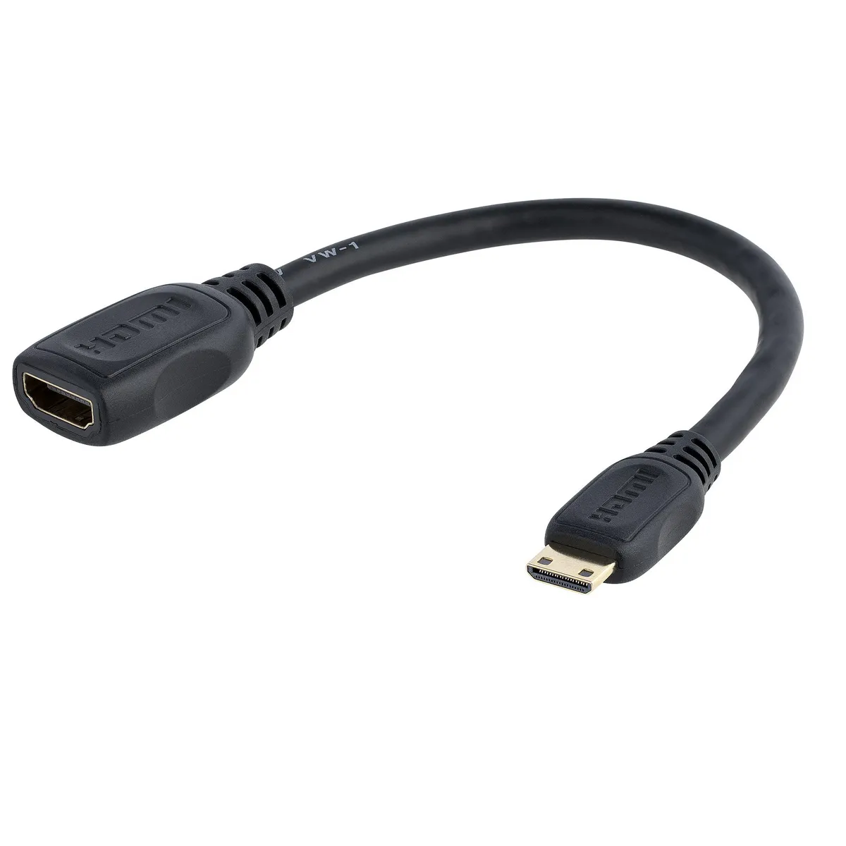 STARTECH - Startech Adaptador Mini HDMI a HDMI 1.4 4K UHD 30Hz 12,5cm - HDACFM5IN
