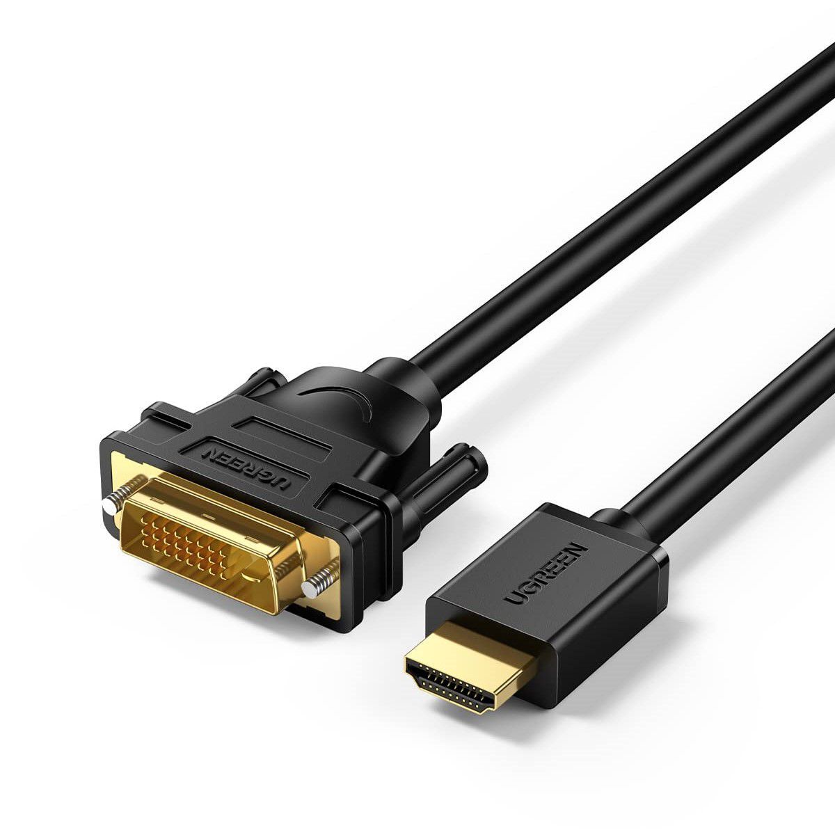 UGREEN - Ugreen Cable Bidireccional HDMI DVI 24+1 2mts HD106 30AWG - 10135