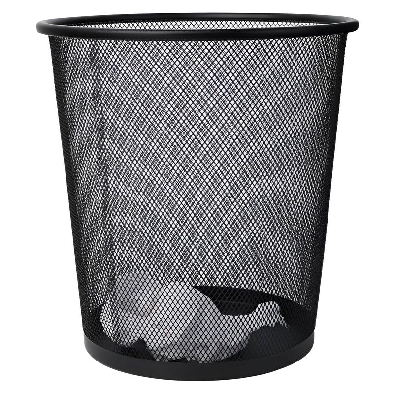 INSPIRA - Tacho de Basura Papelera para Oficina Negro