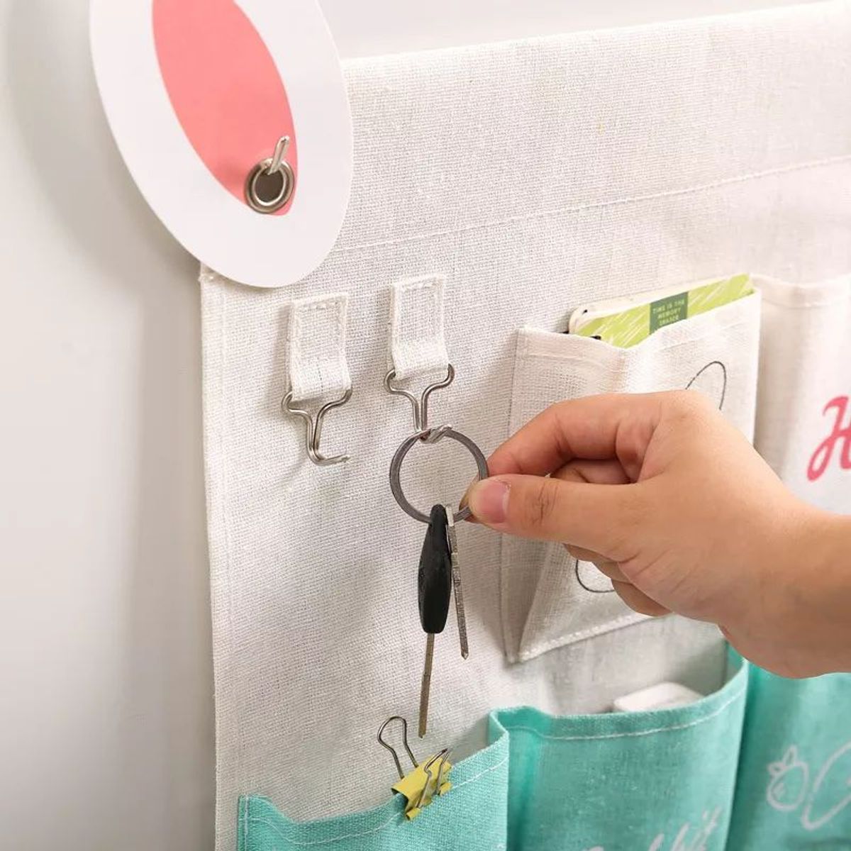 GENERICO - Organizador de pared Kawaii - Conejo