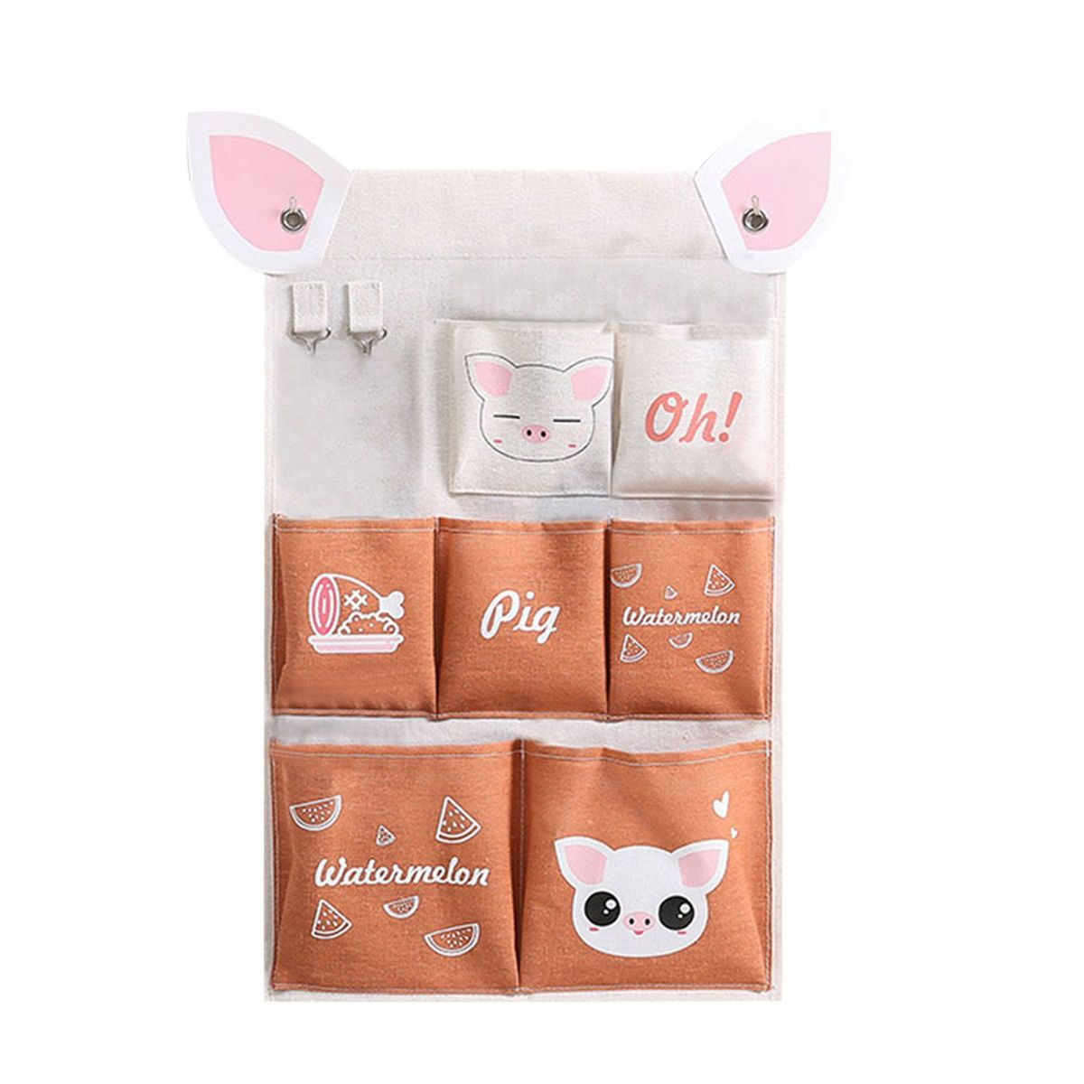 GENERICO - Organizador de pared Kawaii - Cerdito