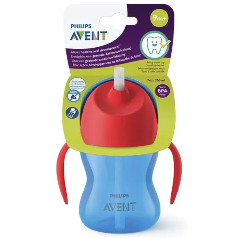 AVENT - Vaso Avent con Sorbete Flexible para + 9 meses - Azul