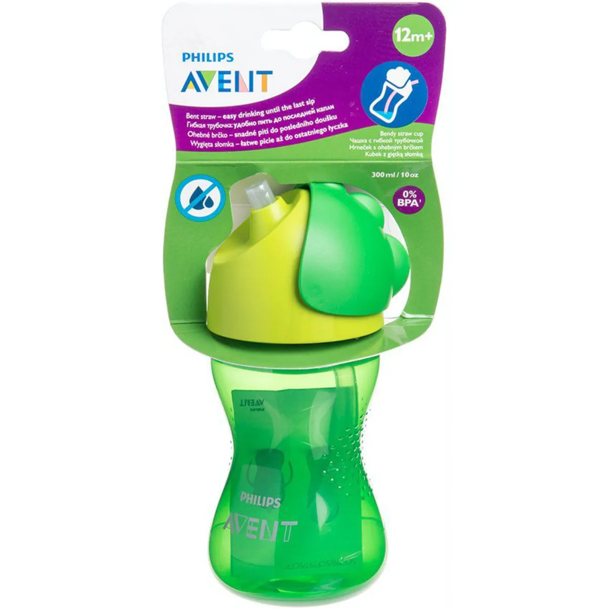 AVENT - Vaso Avent con Sorbete Flexible de 300 ml Antigoteo - SCF798