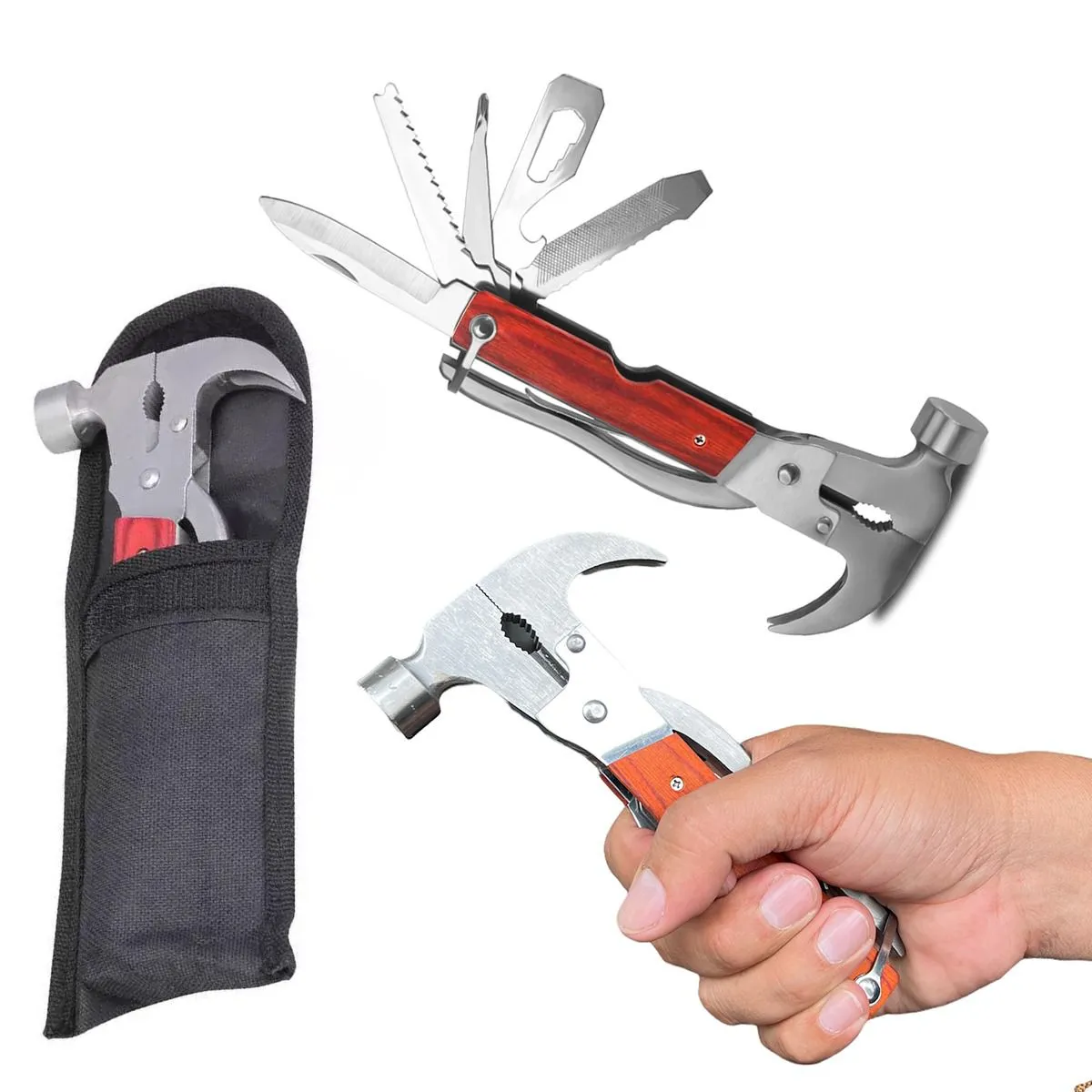 GENERICO - Martillo multifuncional de supervivencia multiherramienta