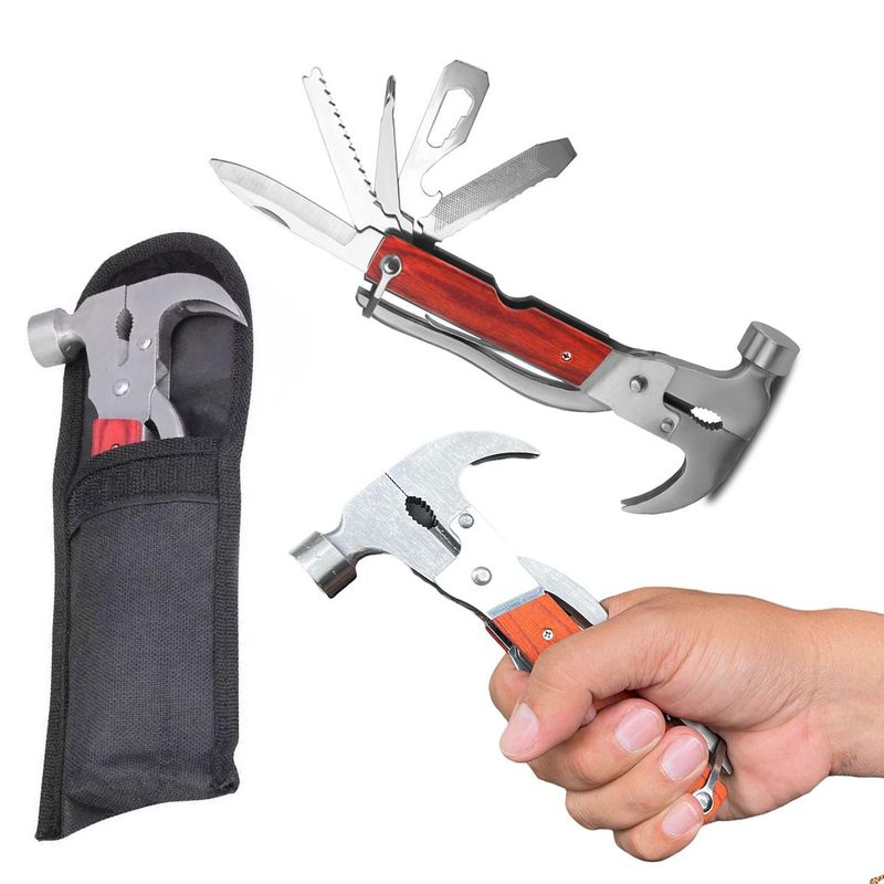 GENERICO - Martillo multifuncional de supervivencia multiherramienta