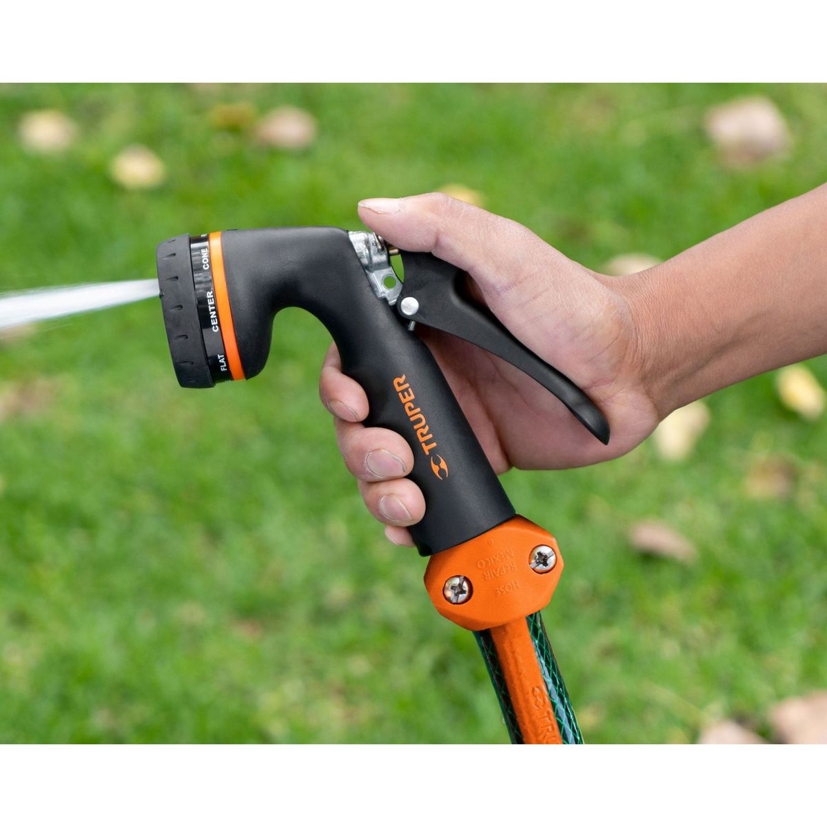 TRUPER - Combo manguera de riego 20m Pistola de riego Truper