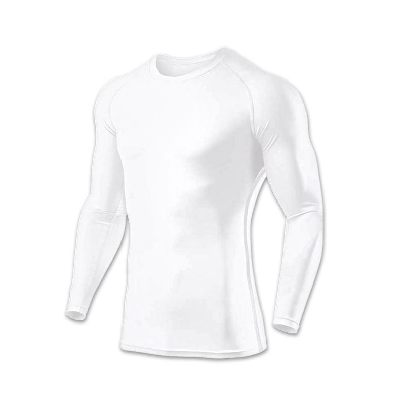 GENERICO - Polo  Licra Manga Larga  Blanco  M