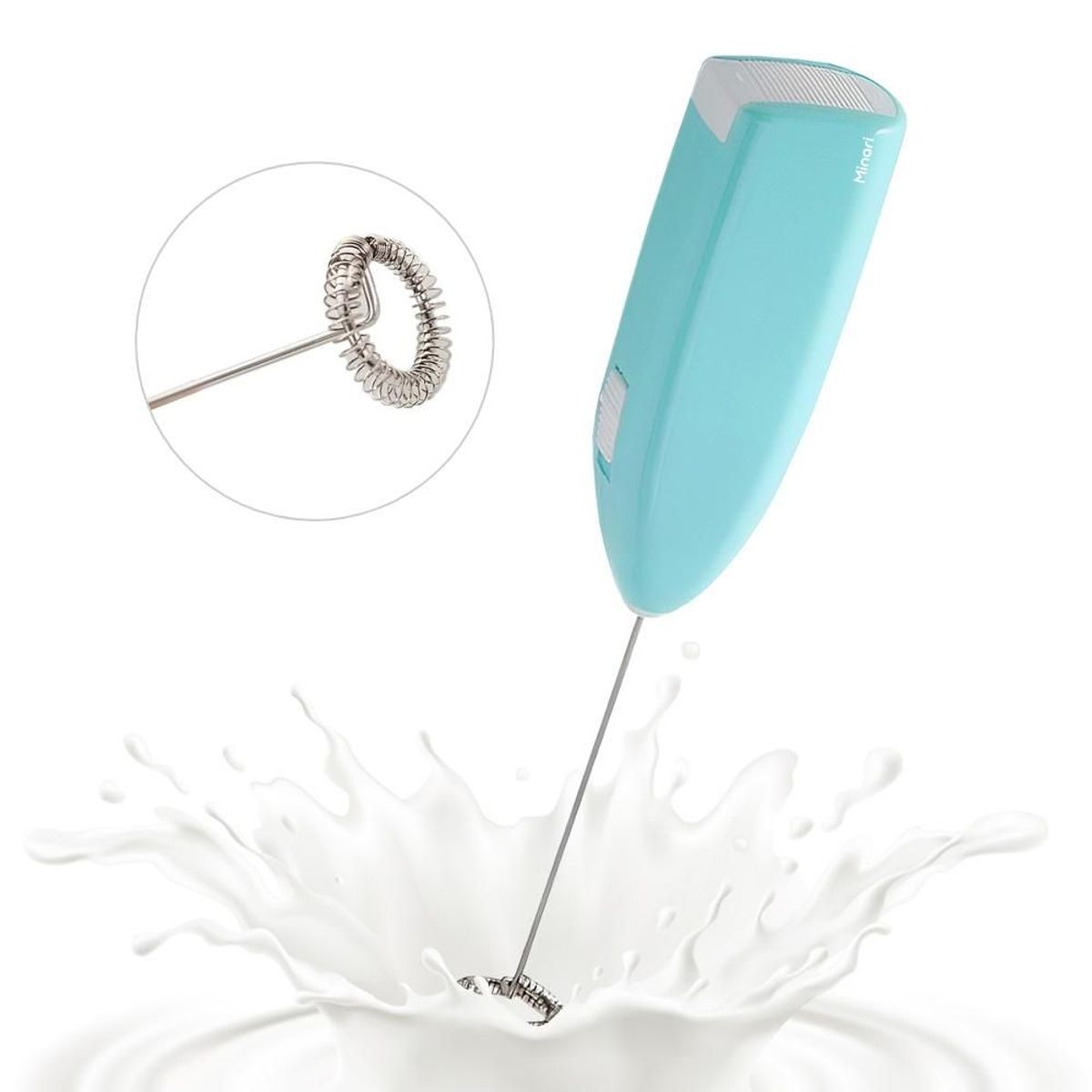 MINARI - Batidor Espumador de Café Celeste 12B