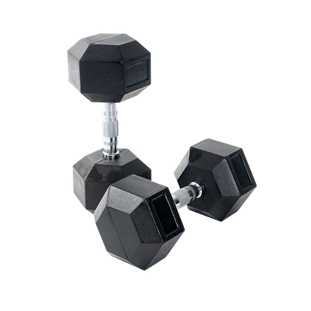 GENERICO - Mancuernas hexagonales de Goma 25KG