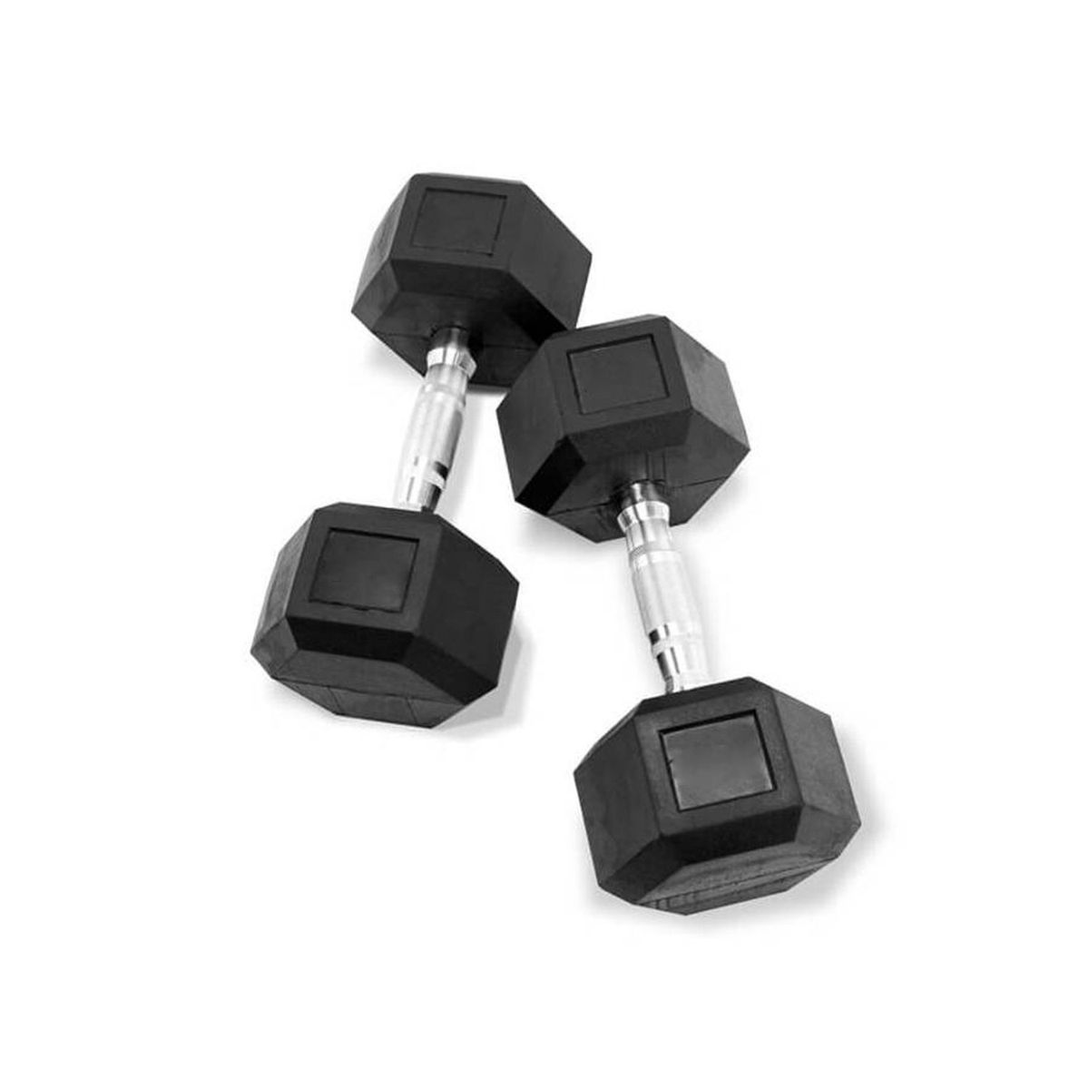 GENERICO - Mancuernas hexagonales de Goma 5KG