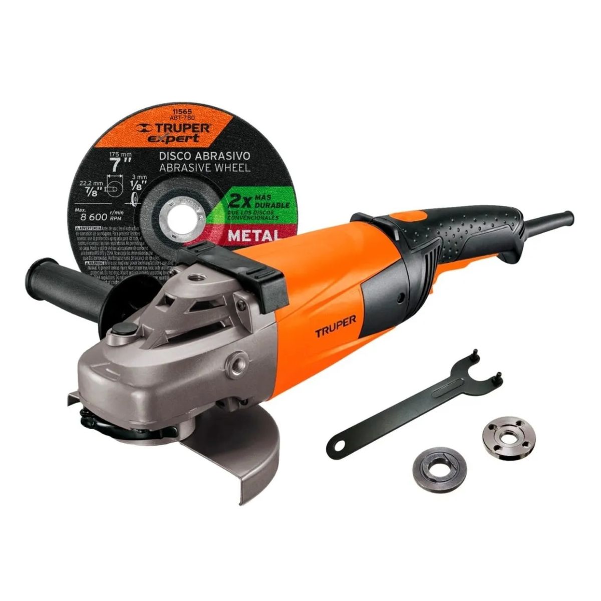 TRUPER - Amoladora Esmeriladora Angular profesional 7"  2100W Truper