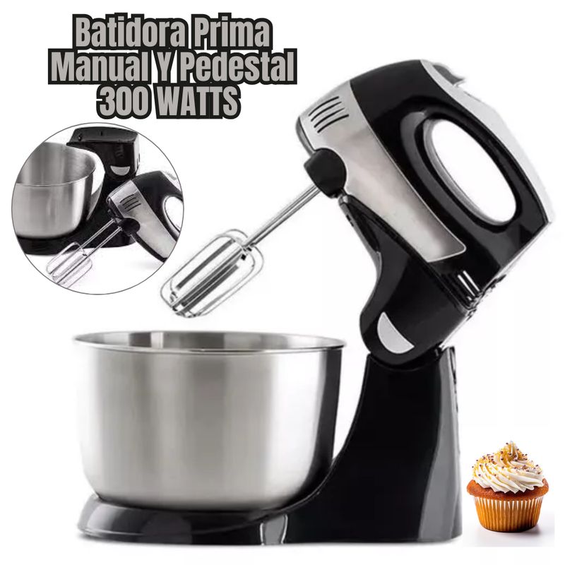 PRIMA - Batidora Prima de Mano y Pedestal 300 Watts HM925S