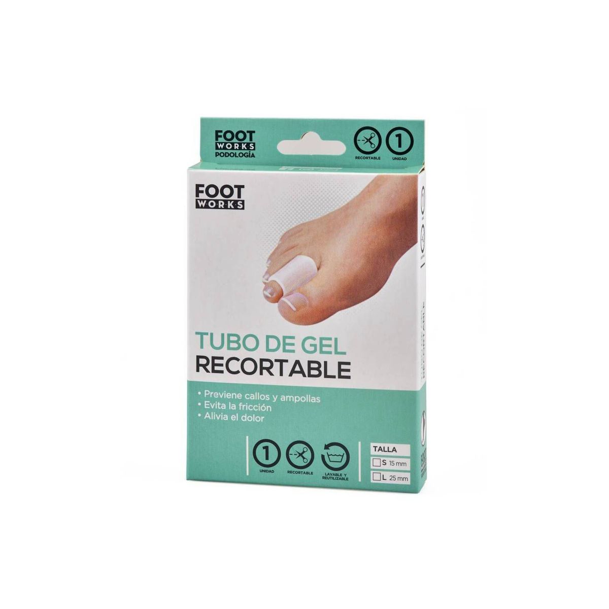 FOOT WORKS - Tubo gel - Recortable