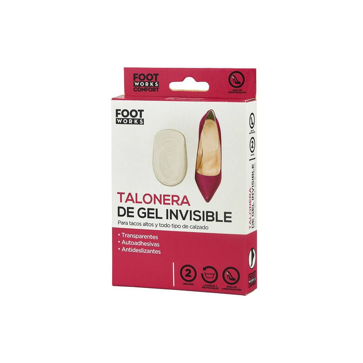 FOOT WORKS - Talonera gel invisible