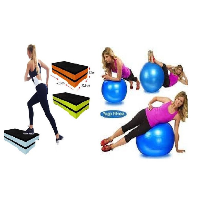 SPORT RICHMAR - Step de maderapelota pilates 65cminflador