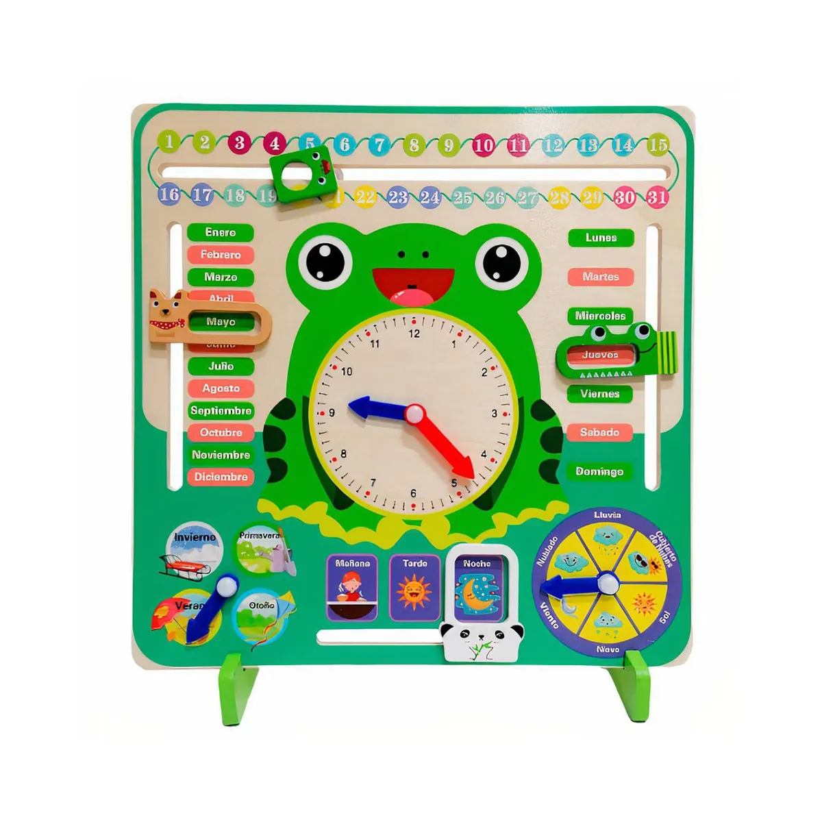 GENERICO - Juego didáctico calendario rana en español