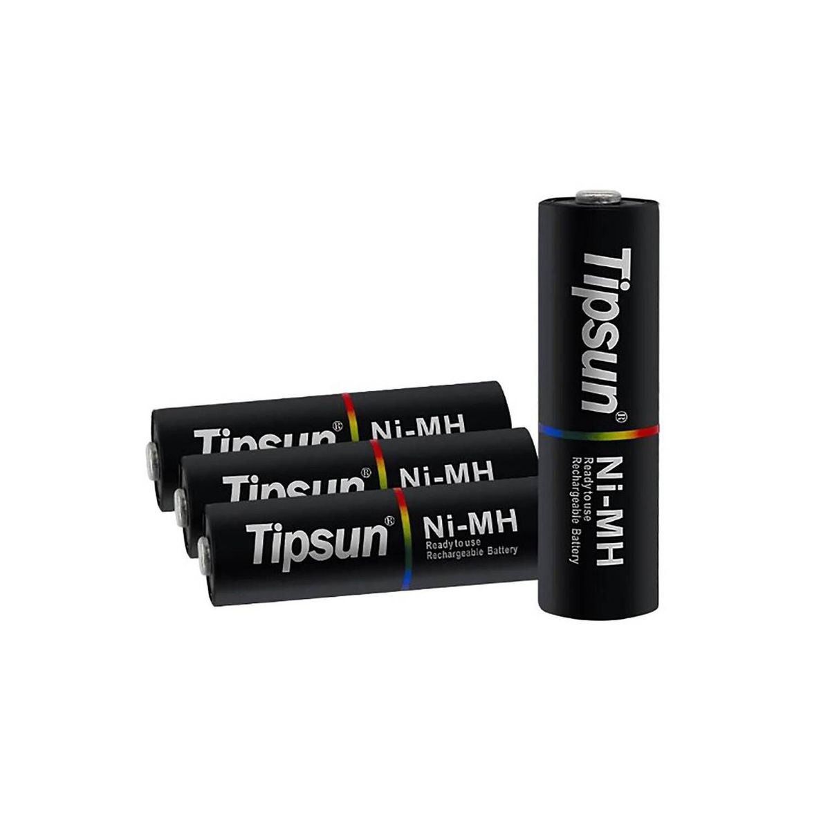 TIPSUN - Pack 4 pilas AA 2600mAh recargables