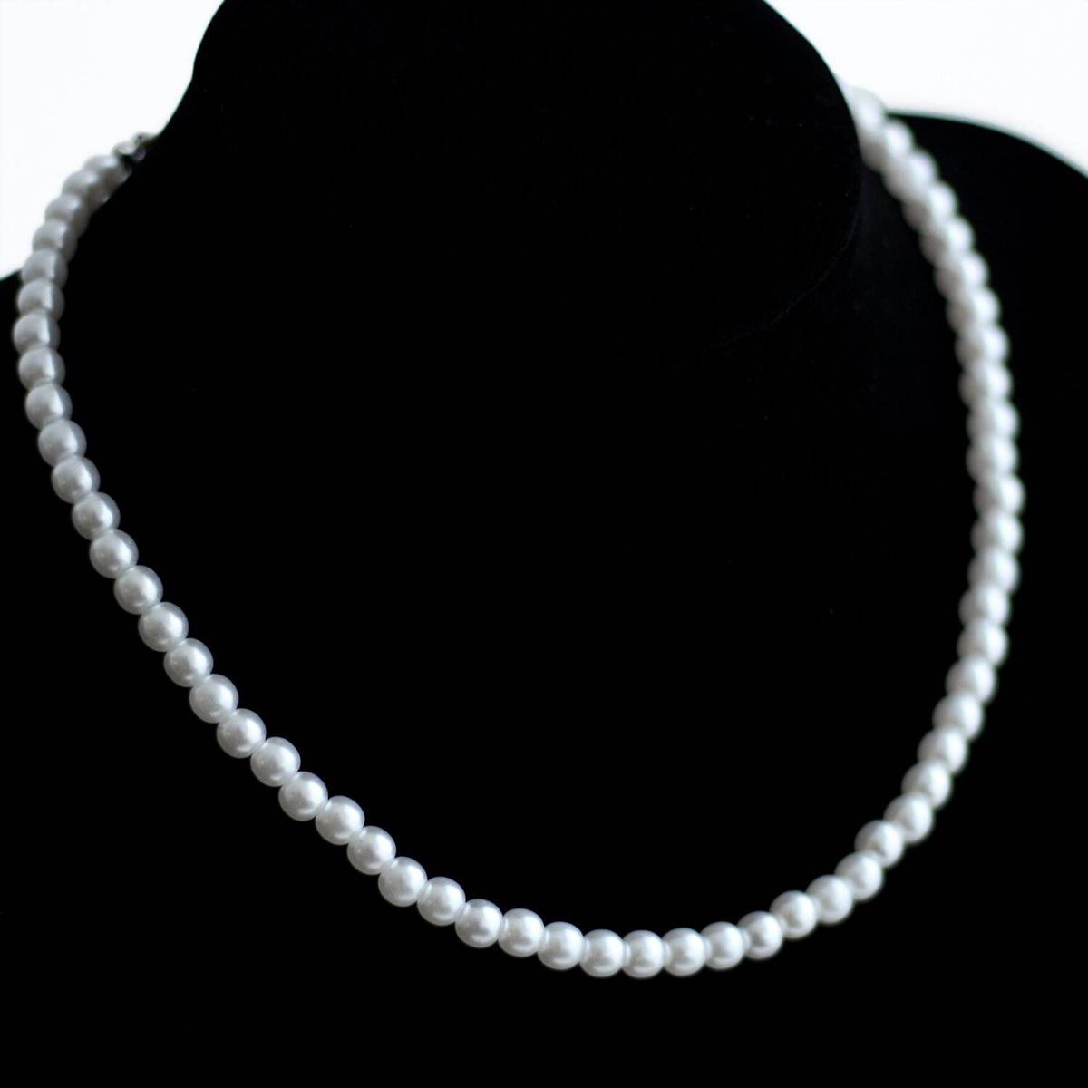 MANYA - Collar de perlas basic 45cm de largo