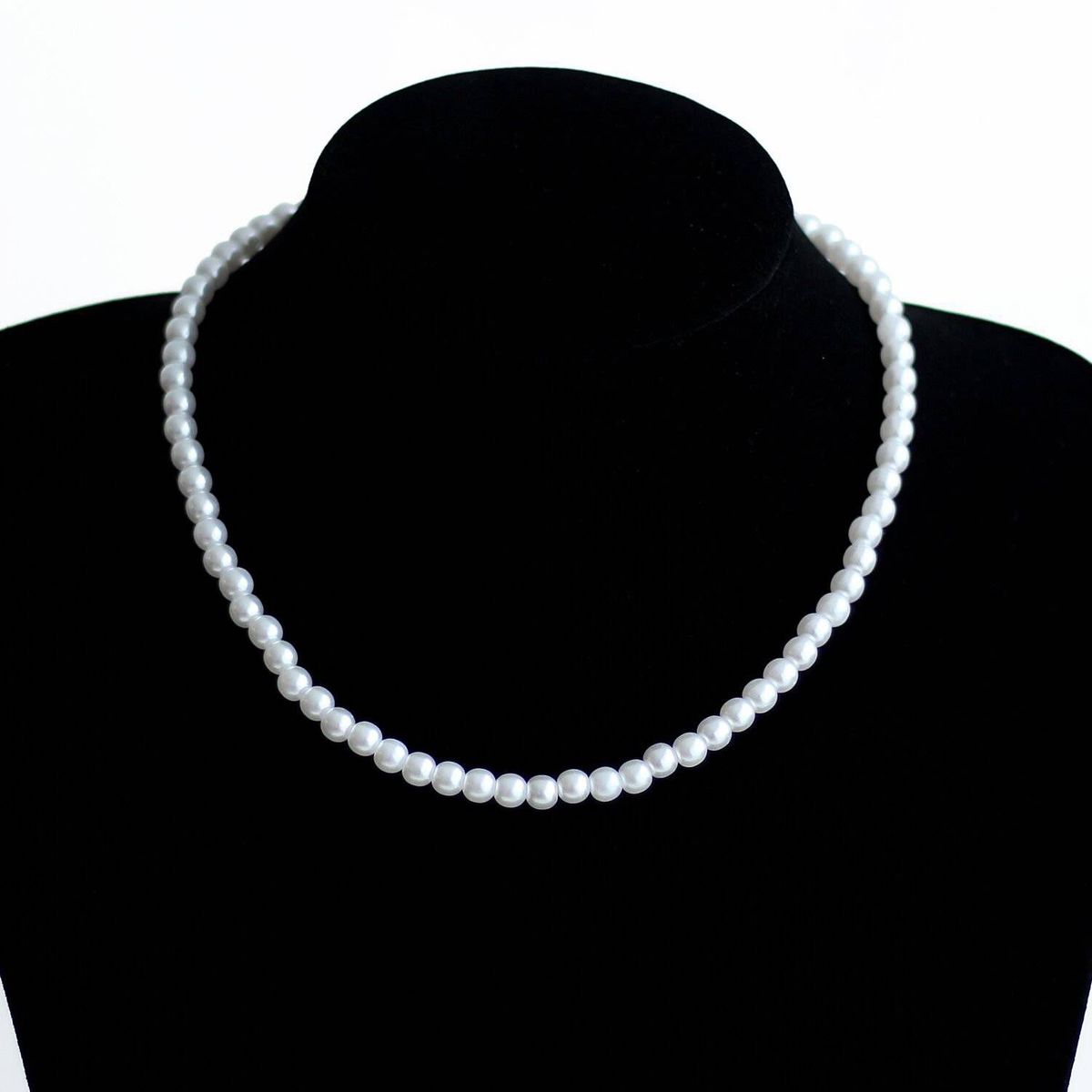 MANYA - Collar de perlas basic 40cm de largo
