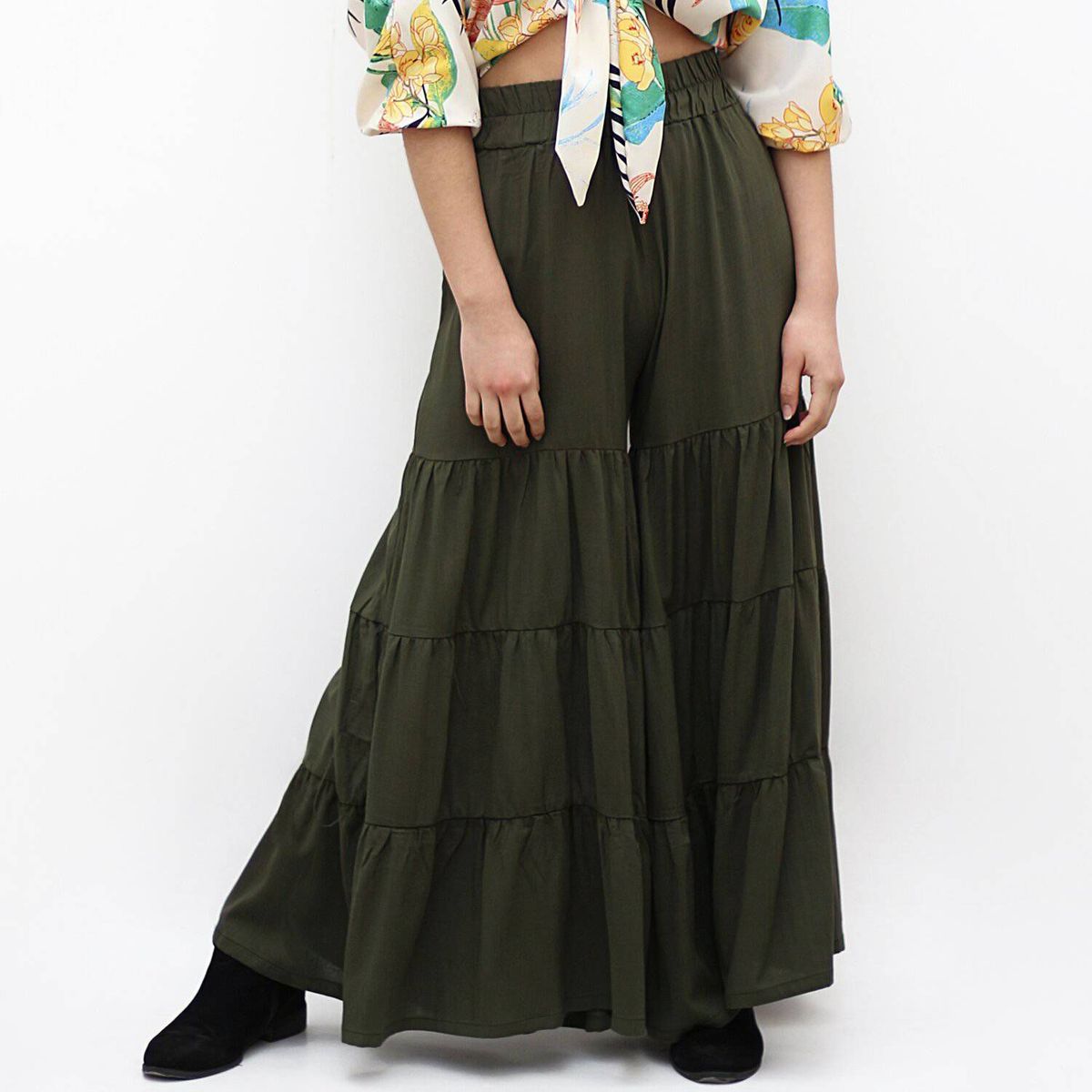 FERGUELLE - Pantalon palazzo bolero - ferguelle