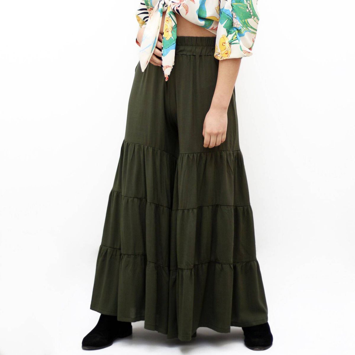 FERGUELLE - Pantalon palazzo bolero - ferguelle