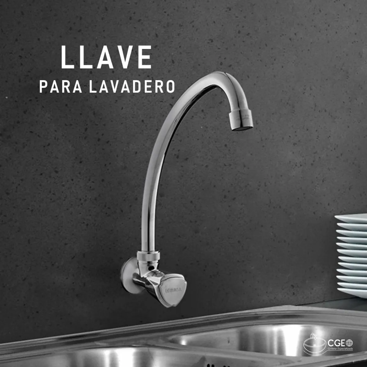 VAINSA - Llave para Lavadero de Cocina Aquarius