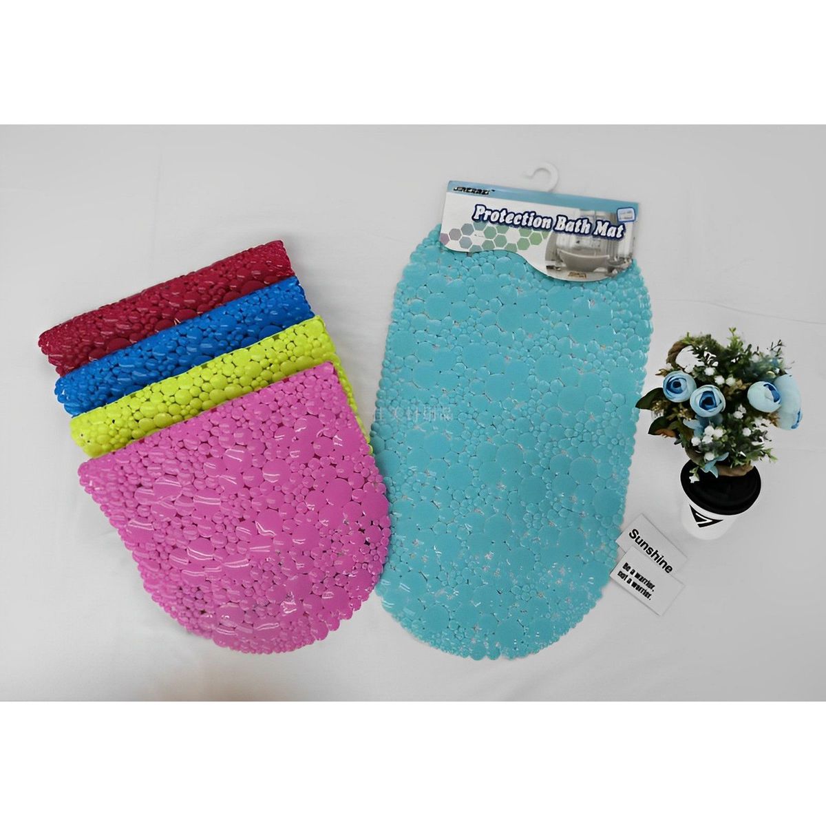 INSPIRA MARKET - Alfombra Piso de Ducha de Silicona Aleatorio