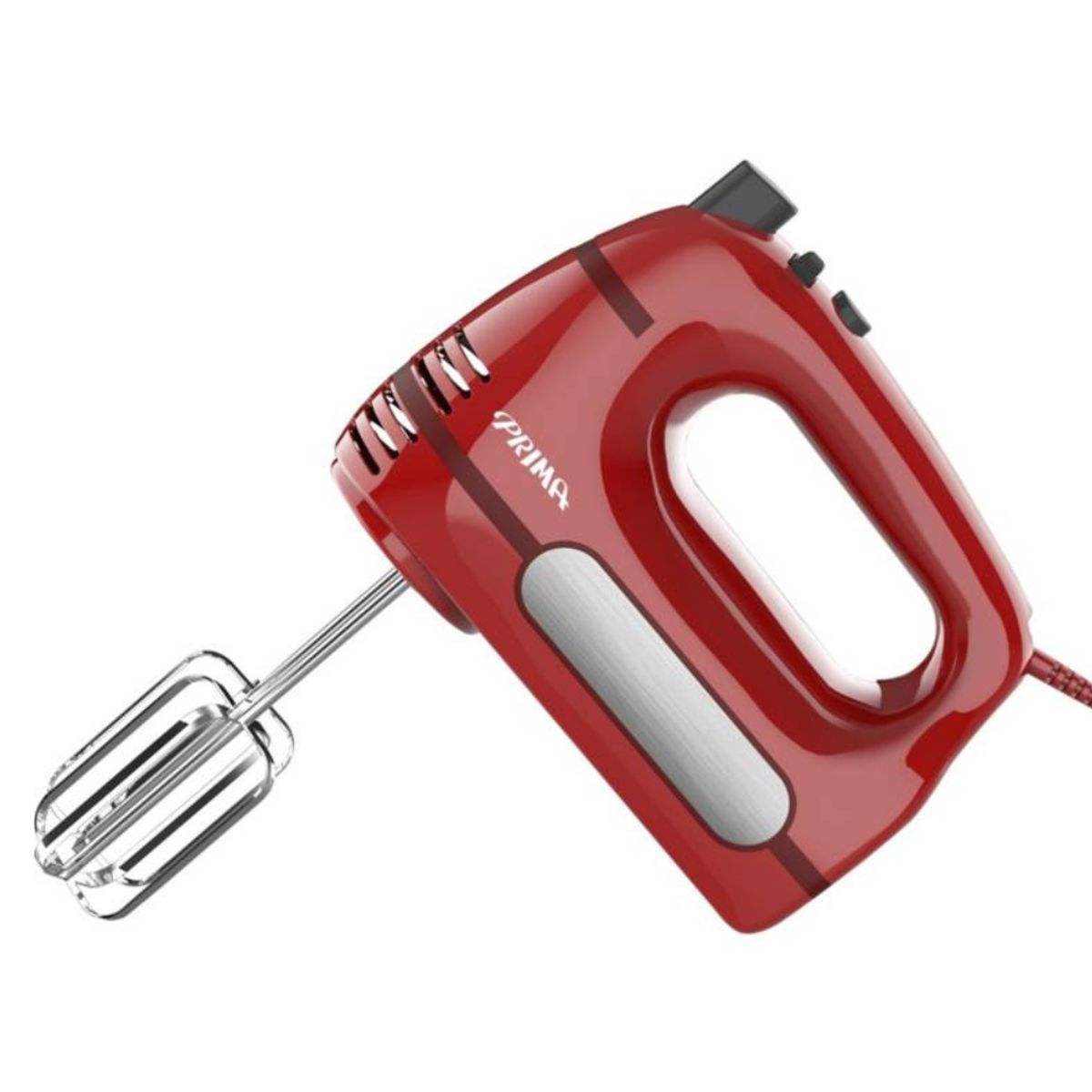 PRIMA - Batidora de Mano Prima HM 9105N con 400 Watts- Rojo