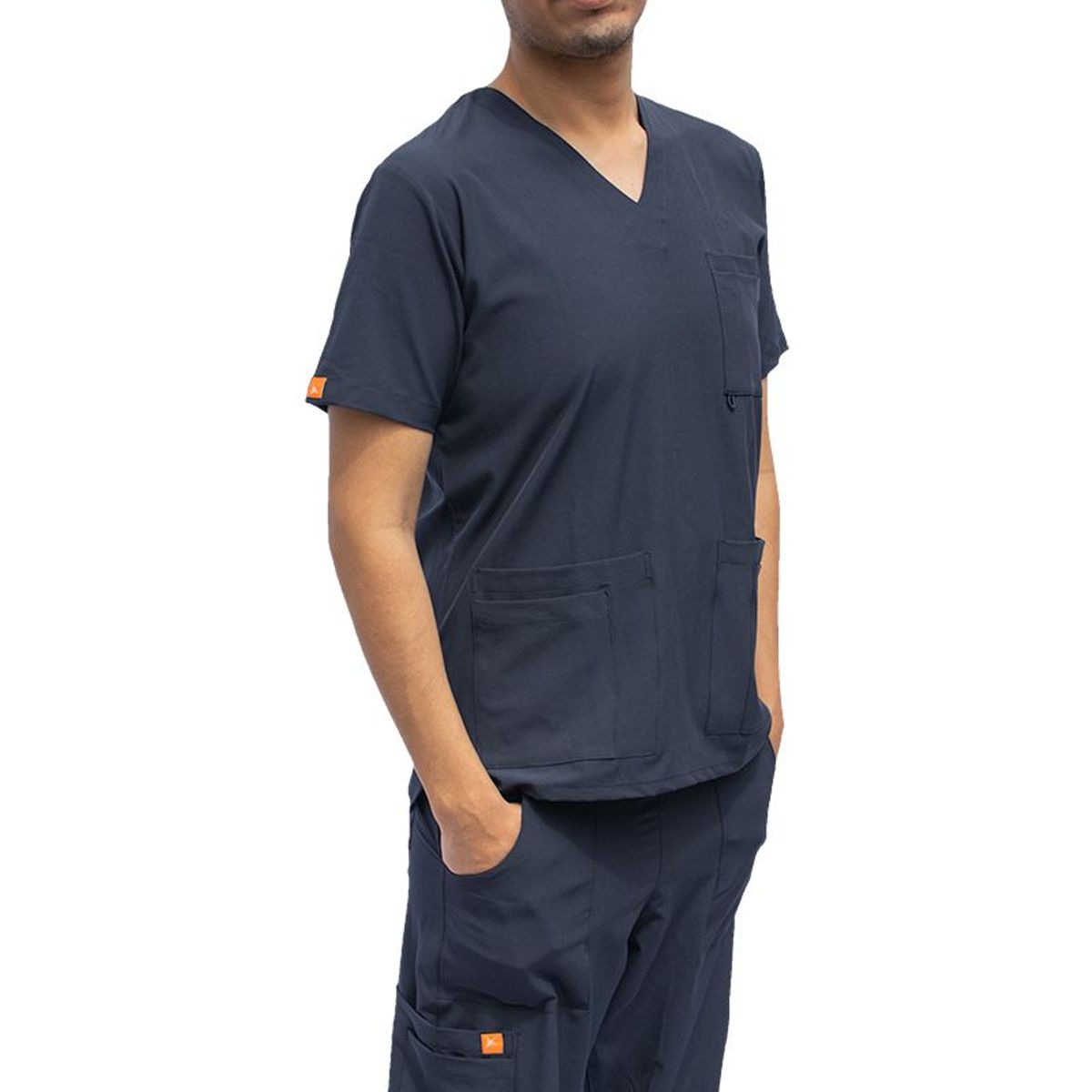 TWELVE - Twelve - scrub básico V - plomo oscuro