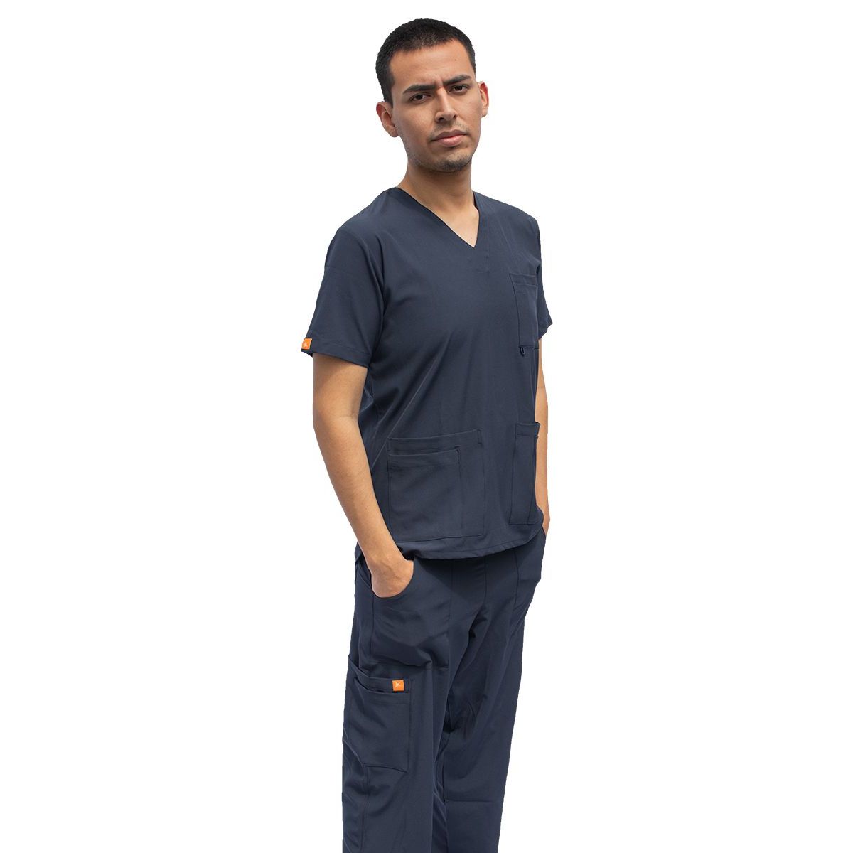 TWELVE - Twelve - scrub básico V - plomo oscuro