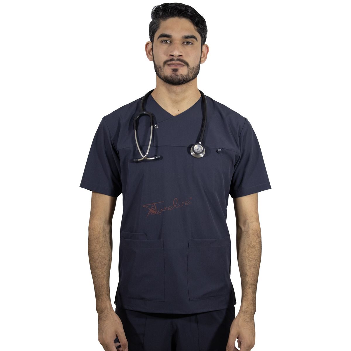 TWELVE - Twelve - scrub camisero - plomo oscuro