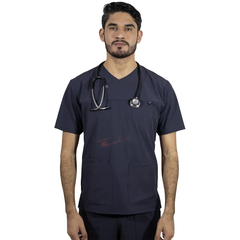 TWELVE - Twelve - scrub camisero - plomo oscuro