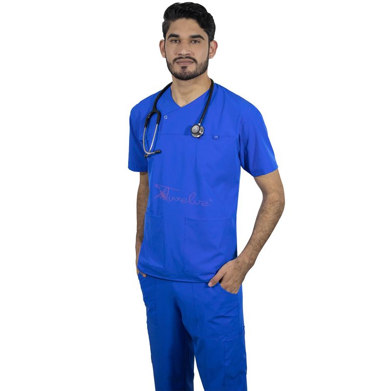 TWELVE - Twelve - scrub camisero - azur o azul italiano