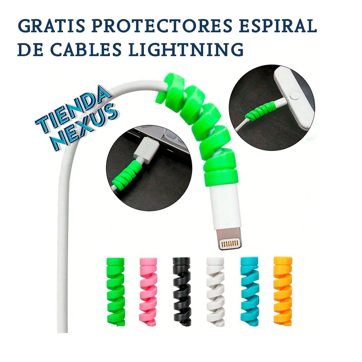 APPLE - Cable Tipo C a Lightning 1M Original para iPhone + Protectores Regalo