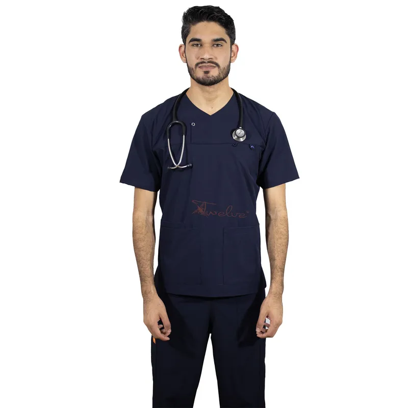 TWELVE - Twelve - scrub camisero - azul marino