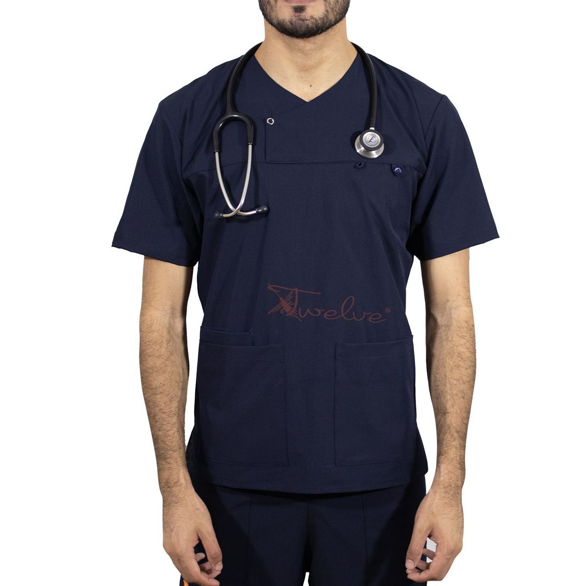 TWELVE - Twelve - scrub camisero - azul marino