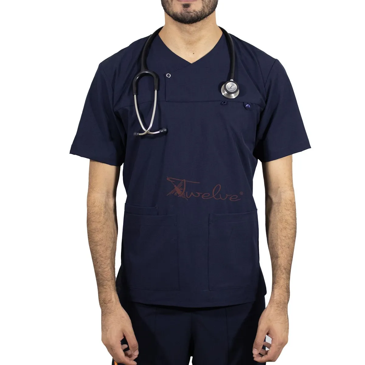 TWELVE - Twelve - scrub camisero - azul marino