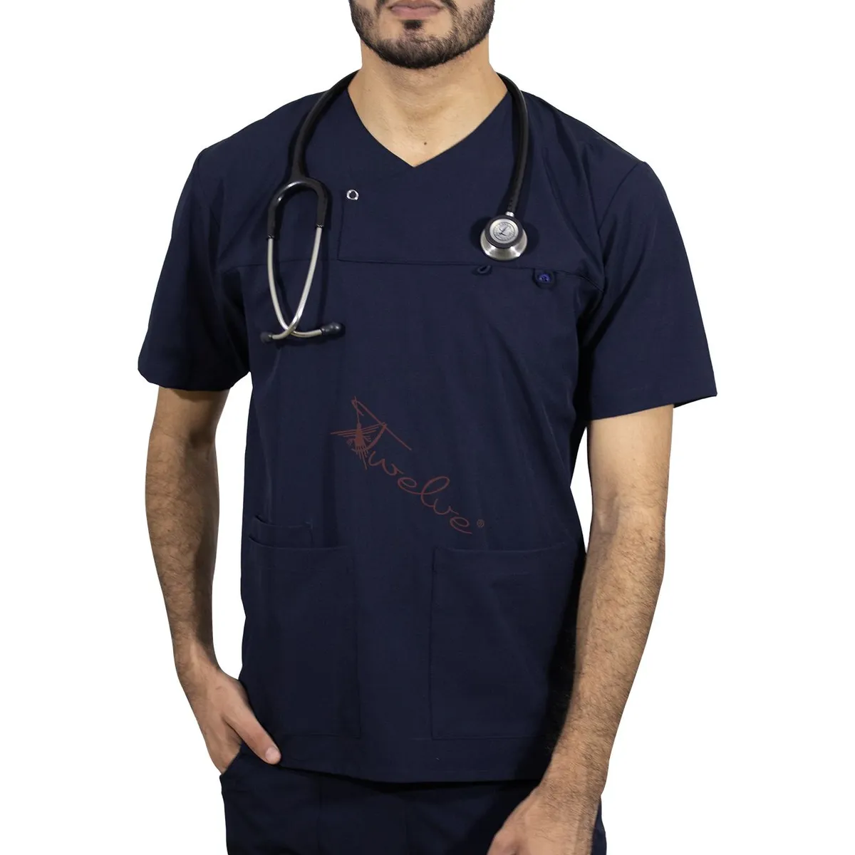 TWELVE - Twelve - scrub camisero - azul marino