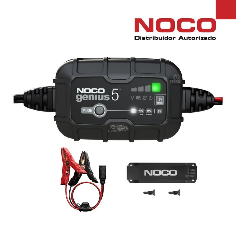 NOCO - NOCO GENIUS 5 Cargador Mantenedor de Batería 6-12v